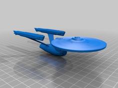 Star Trek Enterprise Refit NCC-1701-A 1:2000 3D Printer Model