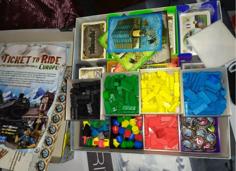 Ticket To Ride Board Game Organizer 3D Printer Model