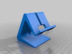 Cell Phone Stand (fits Phones With Cases) 3D Printer Model