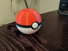 Vase-Mode Pokeball (Opens Like A Plastic Easter Egg) 3D Printer Model