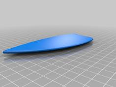 Kiteboard Kitesurfing Fin 3D Printer Model