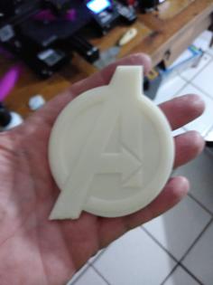 Avengers Logo Medallion / Coin 3D Printer Model