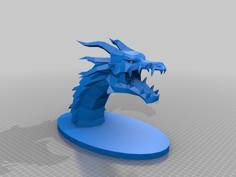 Dragon Glasses Holder 3D Printer Model