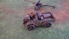 British Airborne Cut-Down C-8 Morris Truck 28mm 3D Printer Model