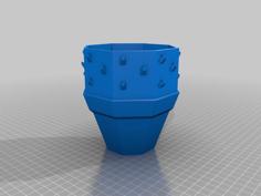 Succulent Cactus Planter 3D Printer Model