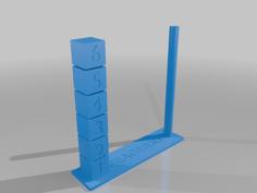 Retraction Test Tower 1-6 Mm 3D Printer Model