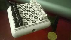 (micro) Chess In A Traveling Box 3D Printer Model