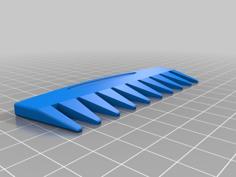 Bigtoothed Beardcomb 3D Printer Model