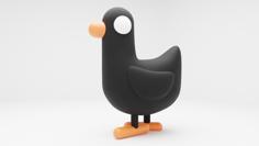 Multi-Material Kurzgesagt Duck 3D Printer Model