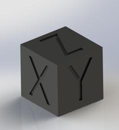 Calibration Cube XYZ 3D Printer Model