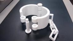 Dmmd Mink Cosplay Shackle Cuff Manacle 3D Printer Model