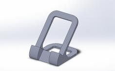 Cell Phone Desk Stand 3D Printer Model