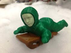 Sled Kid 3D Printer Model