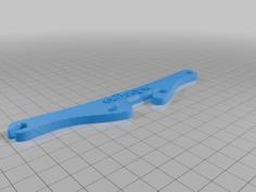 Saxophone Neck Strap Spreader Bar 3D Printer Model