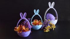 Hoppin’ Blossom (Easter Basket) 3D Printer Model