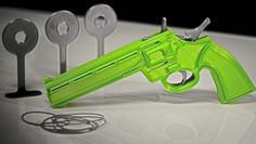 Rubber Band Gun – 3D Printable 3D Printer Model