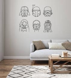 Star Wars Wall Pictures 3D Printer Model