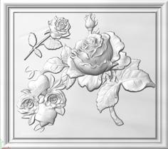 Framed Roses 3D Printer Model