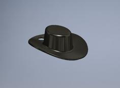 Cowboy Hat Keychain 3D Printer Model