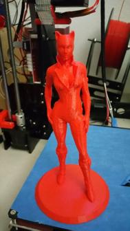 Catwoman Figure (Batman Arkham City) 3D Printer Model