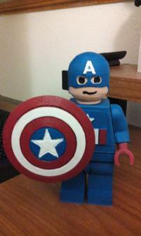 Lego Captain America 3D Printer Model