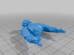 GORILLA TAG HOLDING THE STICK 3D Printer Model