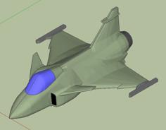 Saab Gripen 3D Printer Model