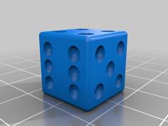 Rounded Die 3D Printer Model