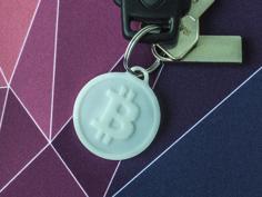 Crypto Keychain: Bitcoin 3D Printer Model