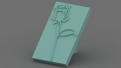 Rose Stamp. 3D Printer Model