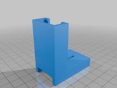 Drawer SLider Rear Bracket 3D Printer Model