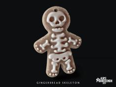 Gingerbread Skeleton Ornament 3D Printer Model