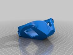 Actually Easily Printable PPE Adjustable Face Mask To Handle Multiple Filter Thicknesses 3D Printer Model