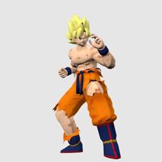 Super Saiyan Goku 3D Printer Model