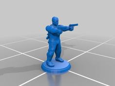 Hitman – Dual Pistols (See Description!) Type 2 Modern Assassin 3D Printer Model