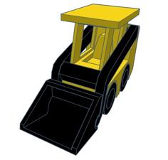 Mini Skid Steer 3D Printer Model