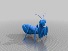 Praying Mantis 3D Printer Model