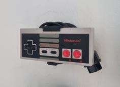 NES Controller Wall Mount 3D Printer Model