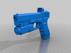 Training Handgun 3D Printer Model