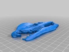 Dilophosaurus Plaque 3D Printer Model