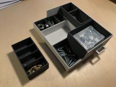 Ender 3 Pro Drawer With Separate Containers And Flexible Walls 3D Printer Model