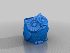 Smiling_Owl_Pot_v5 3D Printer Model