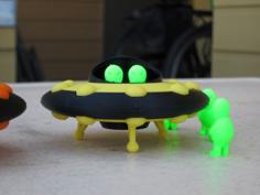 Sports Model Flying Saucer (two Tone Version) 3D Printer Model