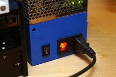 ANET A8 | Power Supply Cover – Power And LED Switch 3D Printer Model