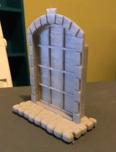 Window For Tree Stump With Stone Surround 3D Printer Model