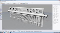 Form 1 Resin Tank Comb 3D Printer Model