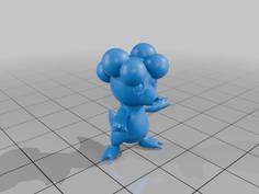 Pokemon Magby #240 – Optimized For 3D Printing 3D Printer Model