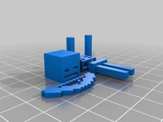 Minecraft Skeleton 3D Printer Model