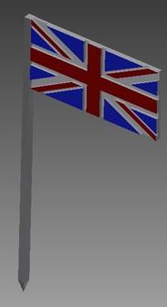 British Flag 3D Printer Model