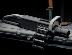 OPEN AGS – Automatic Shotgun  Grenade Launcher 3D Printer Model